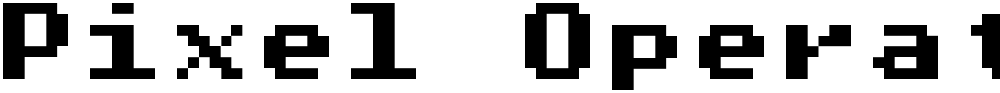 Pixel Operator Mono HB 8