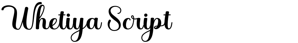 Whetiya Script