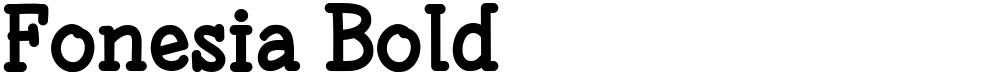 Fonesia Bold
