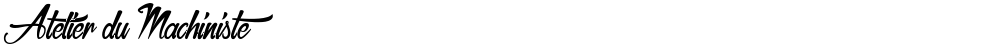 Atelier du Machiniste