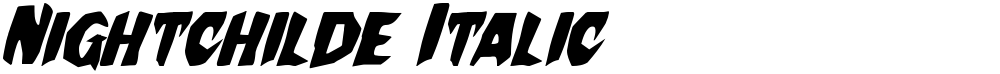 Nightchilde Italic
