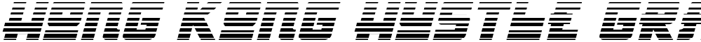 Hong Kong Hustle Gradient Italic