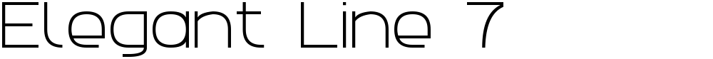 Elegant Line 7