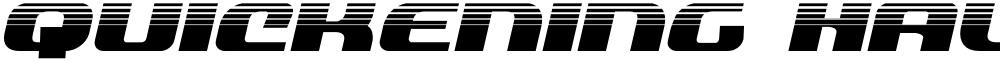 Quickening Half-Tone Italic