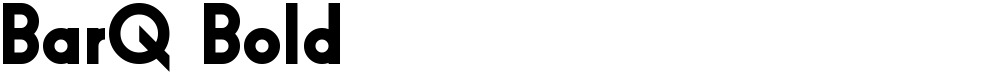BarQ Bold