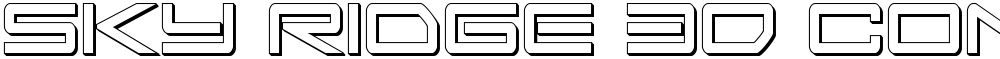 Sky Ridge 3D Condensed