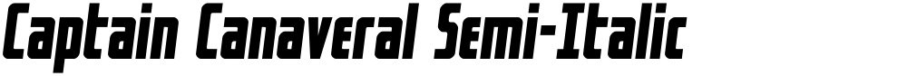 Captain Canaveral Semi-Italic
