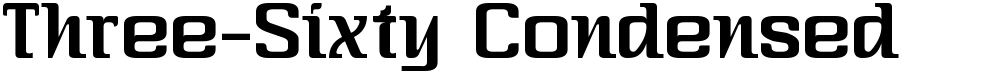 Three-Sixty Condensed