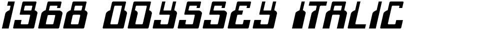 1968 Odyssey Italic