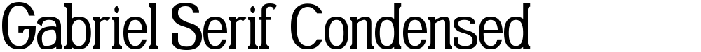 Gabriel Serif Condensed