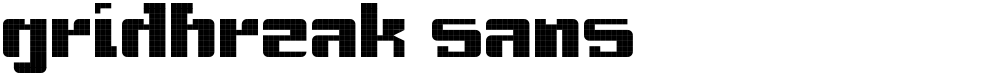 gridbreak sans
