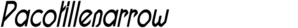 Pacotillenarrow