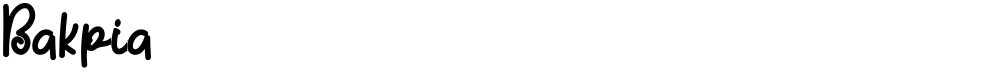 Bakpia