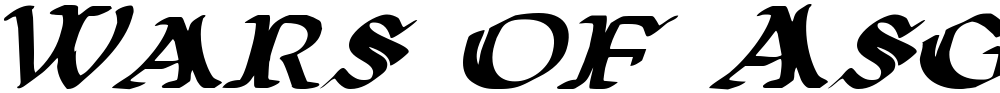 Wars of Asgard Expanded Italic