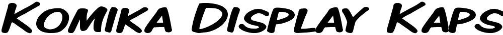 Komika Display Kaps Wide