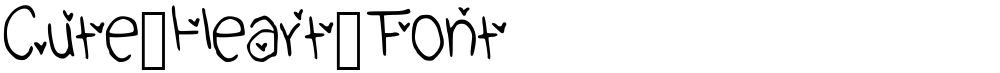 Cute_Heart_Font