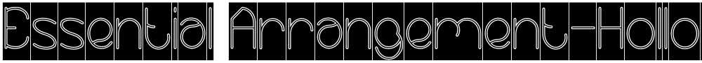 Essential Arrangement-Hollow-In