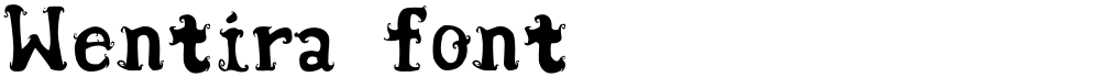Wentira font