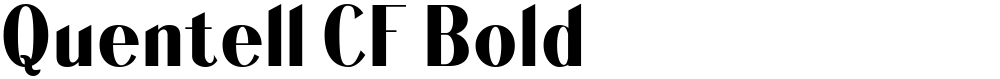 Quentell CF Bold