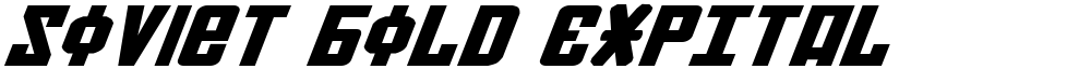 Soviet Bold ExpItal