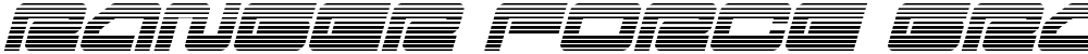 Ranger Force Gradient Italic