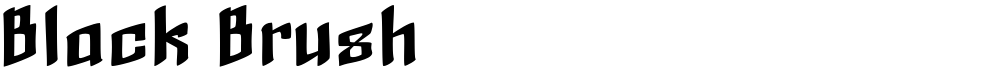 Black Brush
