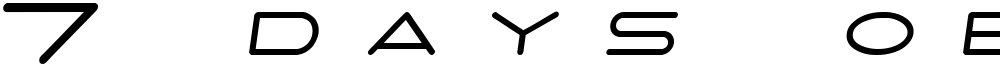 7 days oblique