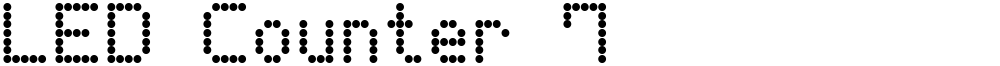 LED Counter 7