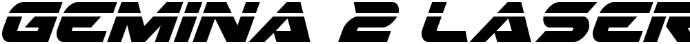 Gemina 2 Laser Italic