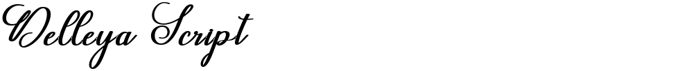 Delleya Script