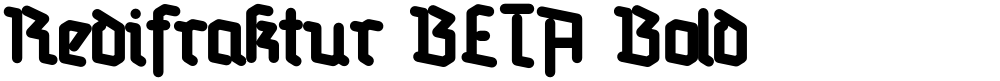 Redifraktur BETA Bold