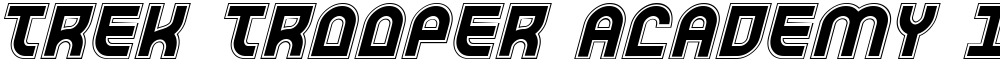 Trek Trooper Academy Italic