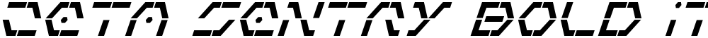 Zeta Sentry Bold Italic