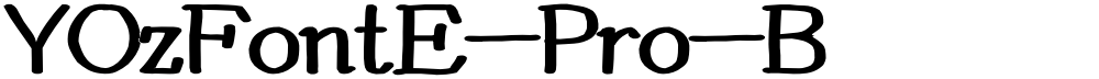 YOzFontE-Pro-B
