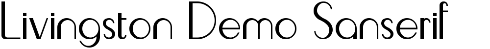 Livingston Demo Sanserif