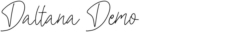 Daltana Demo
