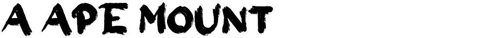 a Ape Mount
