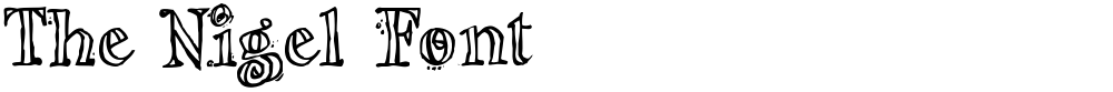 The Nigel Font