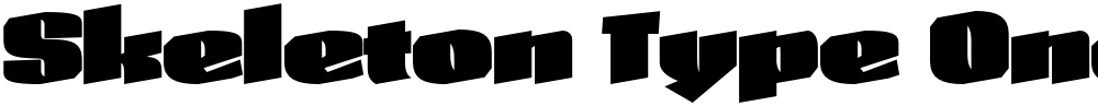 Skeleton Type One