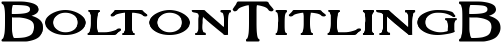 BoltonTitlingBold