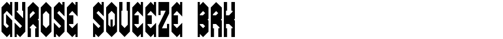Gyrose Squeeze BRK