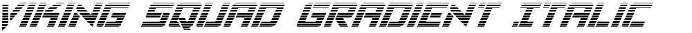 Viking Squad Gradient Italic