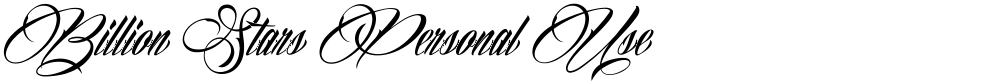 Billion Stars Personal Use 