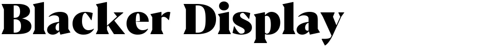 Blacker Display