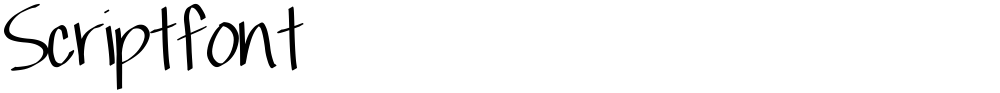 Scriptfont