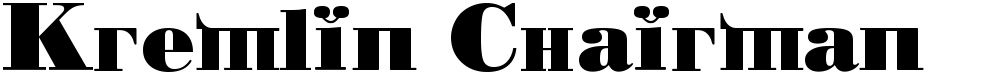 Kremlin Chairman