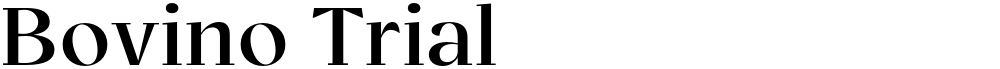 Bovino Trial