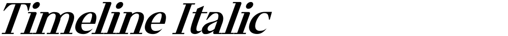 Timeline Italic