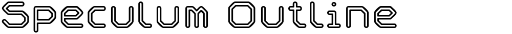 Speculum Outline