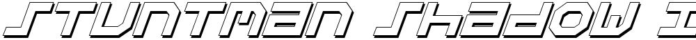 Stuntman Shadow Italic
